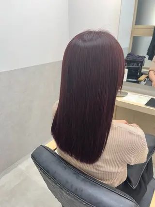 ロング 田中 絵理のヘアスタイル