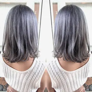 ミディアム カラー Merci メルシー 福岡、今泉のヘアスタイル