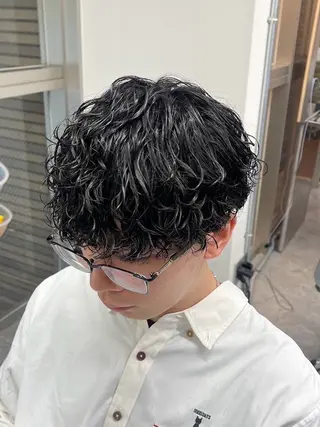 パーマ メンズ ダブルカラー特化💍 tiam💍韓国ヘアのヘアスタイル