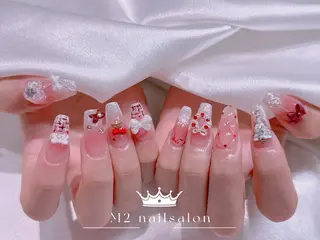 ネイル 長さだし専門店 M2　rikaのネイルデザイン