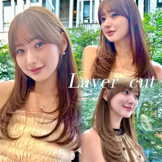 セミロング カラー ANSENS  by  Mode K's所属・ワンカールレイヤー 顔周り☺︎shunのヘアスタイル