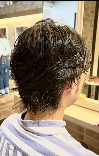 メンズ 正司 奈瑠美のヘアスタイル