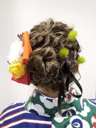 ロング ヘアアレンジ nailist🍒 ヤマザキのネイルデザイン