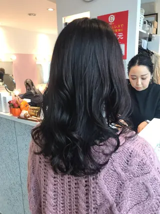 セミロング 所渉/韓国レイヤー /ウルフカットのヘアスタイル