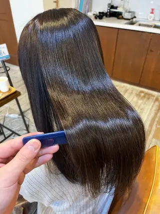 セミロング SET-UP Yurukiのヘアスタイル