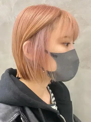 ショート カラー yiye 青山所属・無料カットモデル募集 🌱ひょうがのヘアスタイル