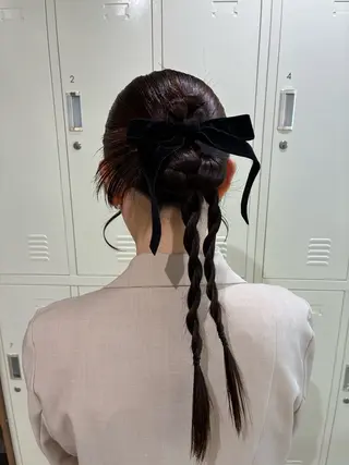 ロング アレンジ/縮毛矯正 FACE。ゆのんのヘアスタイル