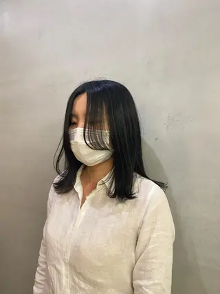 セミロング ♡ハッシュカット/ レイヤー/yucoのヘアスタイル