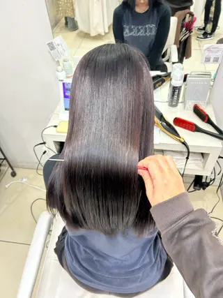 ロング 【髪質改善カラー】 瀧田嵐士🇰🇷のヘアスタイル