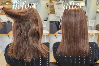 セミロング 筒井 昭秀のヘアスタイル