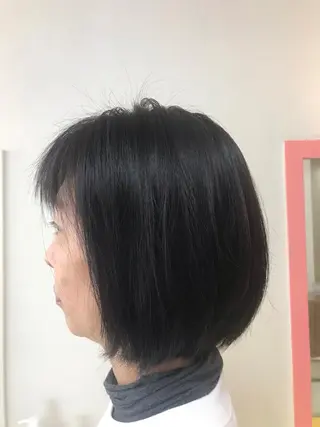 ミディアム カラー 横田 尚登のヘアスタイル