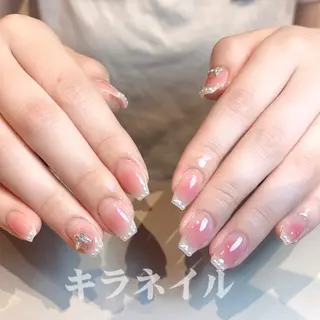 ネイル 🍑長さだし ワンホン💅モモコのネイルデザイン