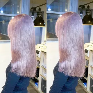 ロング カラー yori SAPPORO所属・yoriダブルカラー 代表すがわらのヘアスタイル