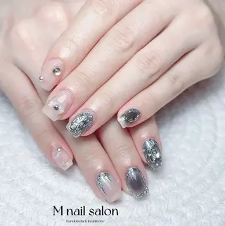 ネイル M🌷nail 長さだし専門店のネイルデザイン