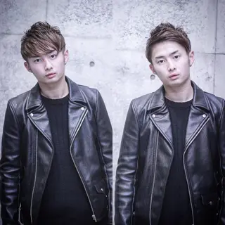 ショート カラー パーマ メンズ cachecache所属・及川 光のヘアスタイル