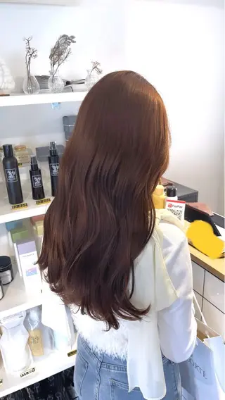 ロング カラー ANDIAMO SAKAE  楓のヘアスタイル