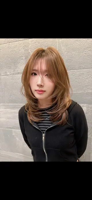 セミロング 狩野 純一郎のヘアスタイル