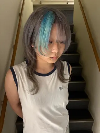 カラー メンズパーマ🦋 のの  YECCAのヘアスタイル