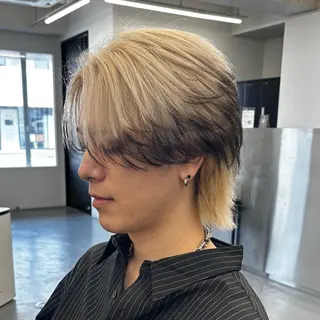 ショート カラー メンズ &maison所属・LI LIのヘアスタイル