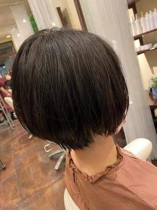 ショート 艶ｶﾗｰ｜ｽﾄﾚｰﾄ 🍟yuki🍟のヘアスタイル