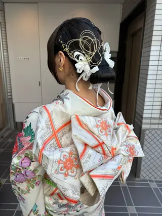 ミディアム ヘアアレンジ しみず さくら🌸のヘアスタイル