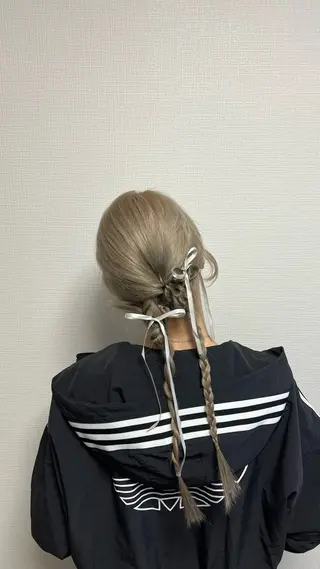 ロング ヘアアレンジ カラー/ヘアセット Nanami💗のヘアスタイル