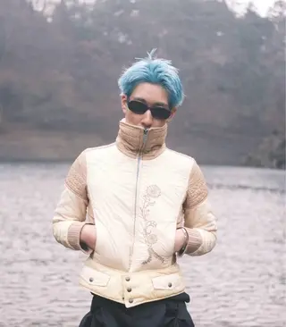 ショート カラー メンズ ハイトーン特化/渋谷 ⚡️コースケ⚡️のヘアスタイル