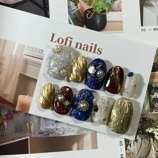 ミディアム ネイル Lofi nails ゆきこのネイルデザイン