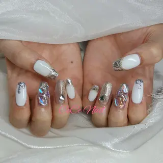 ネイル CeCe Garden所属・CeCeGarden ✨️キラキラワンホンのネイルデザイン