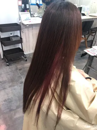 ロング カラー メンズパーマ/顔周り レイヤーカット/えののヘアスタイル