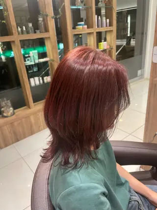 カラー luck みうのヘアスタイル