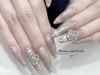 ネイル MoMoA Nail ネイル長さ出し専門店のネイルデザイン