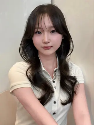 ロング ヘアアレンジ 韓国ヘア 🇰🇷 natsukiのヘアスタイル