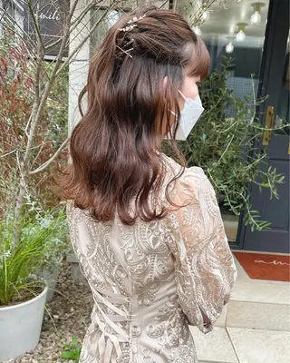 セミロング ヘアアレンジ レイヤーカット🪄 耳ツボ🎀Ayumiのヘアスタイル