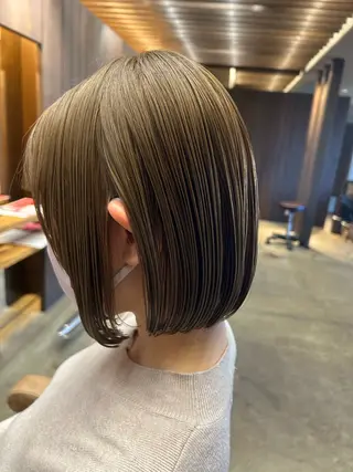 ショート 美髪縮毛矯正/ 髪質改善/愛敬響のヘアスタイル