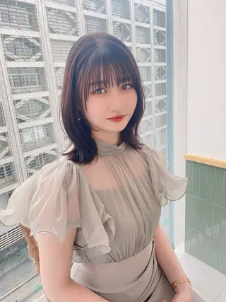 ミディアム カラー ヘアアレンジ 【代表】 たき〜のヘアスタイル