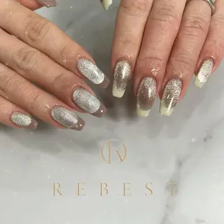 ネイル ❤️💛REBEST 京橋店のネイルデザイン