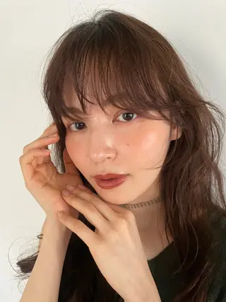 ミディアム カラー パーマ ヘアアレンジ SHEA.学芸大学所属・一箭 恵梧/ロングヘアのヘアスタイル