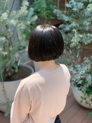 ショート 縮毛矯正 髪質改善　鈴木のヘアスタイル