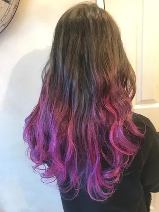ロング カラー オーストヘアー ミコ所属・岩谷/ブリーチ 🫧透明感カラーのヘアスタイル