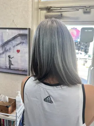 ミディアム エンゼルス美容室斉間 圭司のヘアスタイル