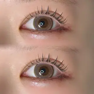 マツエク・マツパ Rinka/梅田/ 透け感カラー🤎のヘアスタイル