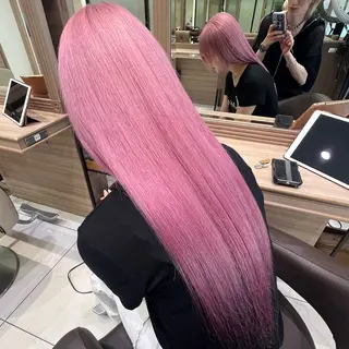 ロング カラー ブリーチ/デザイン 💎ryuyaのヘアスタイル