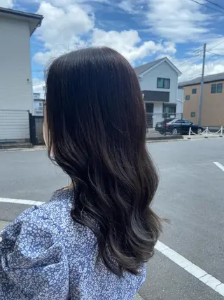 セミロング カラー 🪼高評価🪼 💎柴崎の藤咲💎のヘアスタイル