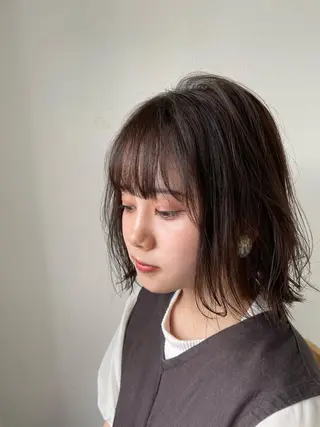 ミディアム エクリ麻布十番店所属・髪質改善/ 縮毛矯正/相原聡のヘアスタイル