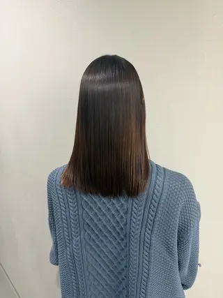 セミロング 🐣長野英聡/縮毛 矯正/髪質改善🐣のヘアスタイル