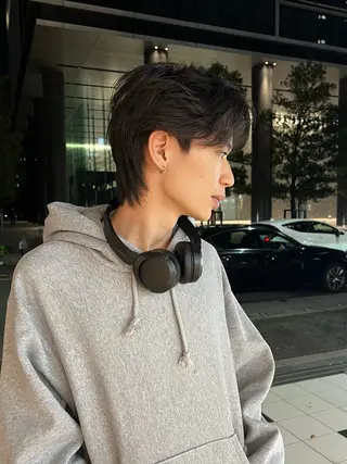 メンズ 毛流れフェザー スタイル🔹竹内凌のヘアスタイル