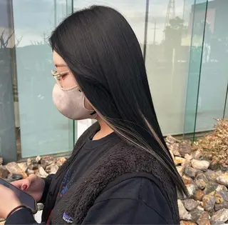 ロング カラー 犬塚 梨花のヘアスタイル