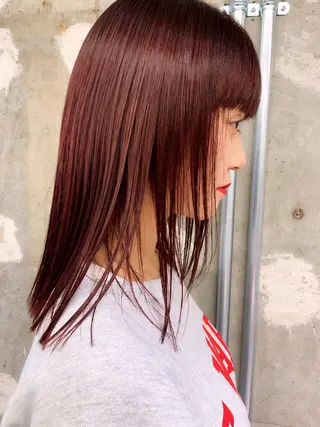 ミディアム カラー tension 【テンション】のヘアスタイル