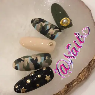 ネイル 小尾 栞のネイルデザイン